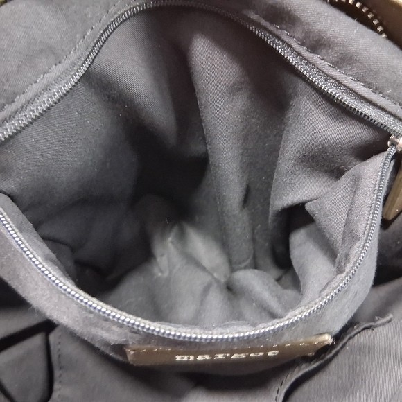 Margot Leather Bag Alma Hobo Shoulder Tote Dark Olive Green Brwn Silver Hardware - Picture 10 of 14